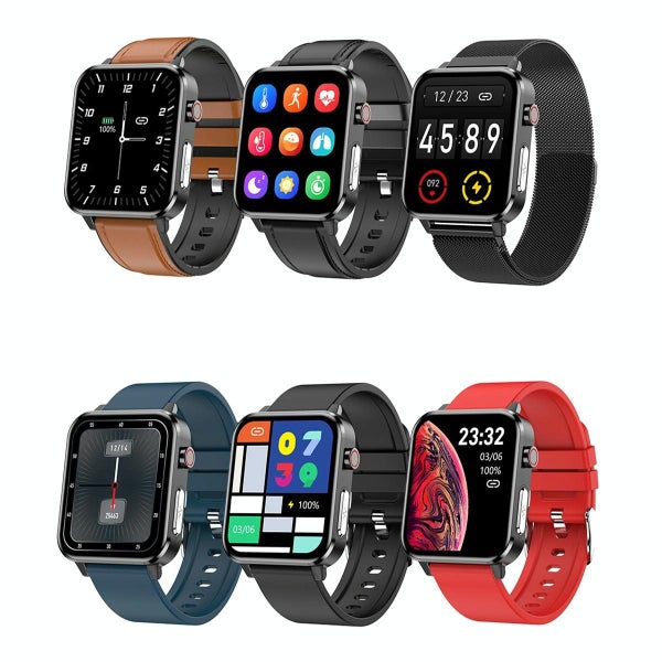 1.7 Inch Heart Rate Bluetooth Watch Red Carousel 2