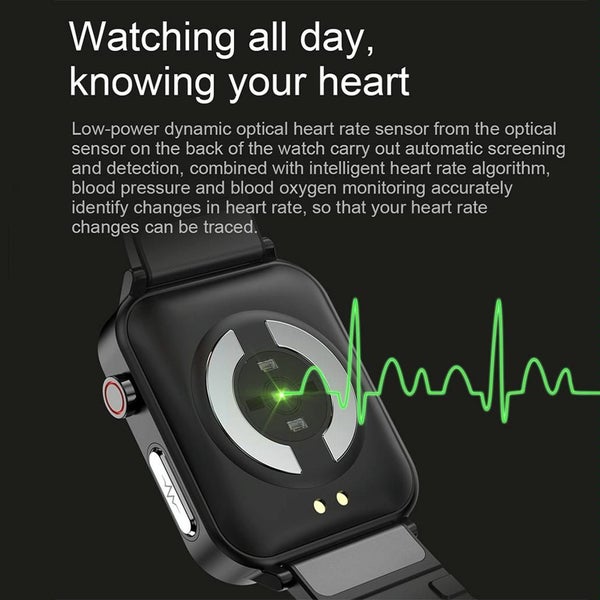 1.7 Inch Heart Rate Bluetooth Watch Red Carousel 7