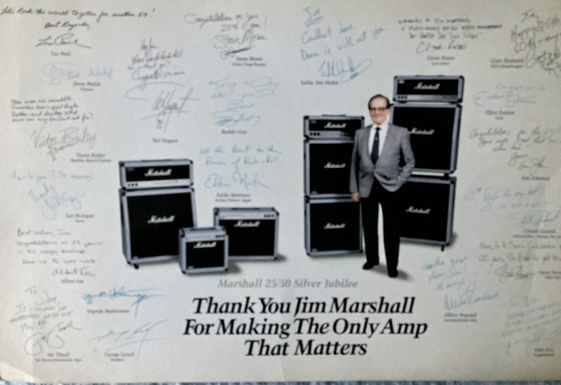 Marshall Amplifiers 1988 Personally Signed Calendar Carousel 2