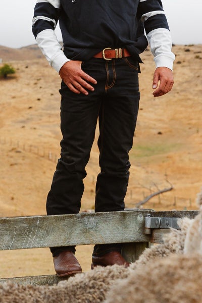 Ringers Western Ringers Western Barrington Mens Slim Fit Jean - Black Carousel 1