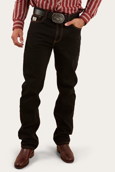 Ringers Western Ringers Western Barrington Mens Slim Fit Jean - Black Carousel 2
