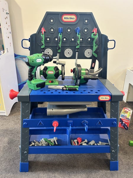 Kids workbench with tools and engine Carousel 1