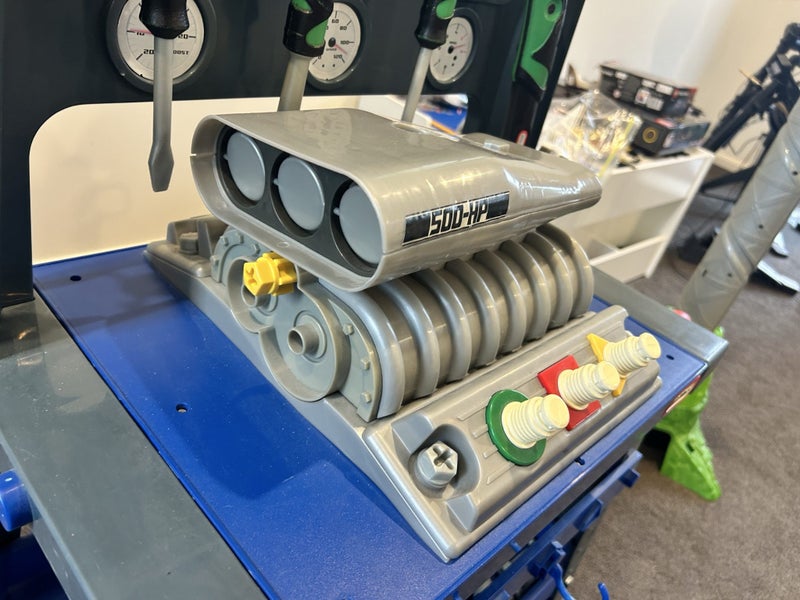 Kids workbench with tools and engine Carousel 6