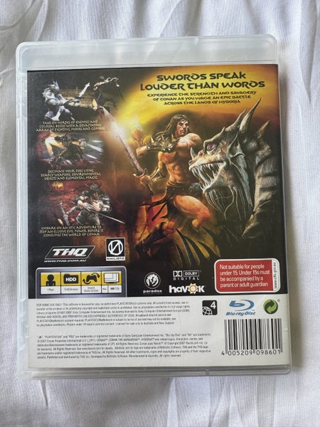 PS3 - Conan Complete with mini comic Carousel 2