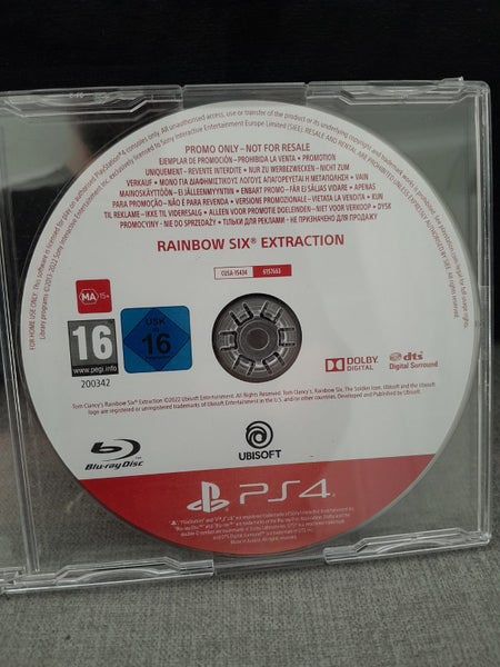 Rainbow Six Extraction **rare promo** Carousel 1