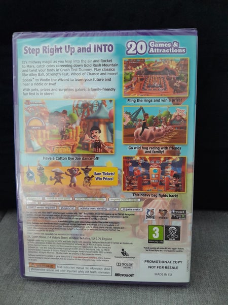 Carnival Games Action! **rare promo, sealed** Carousel 2