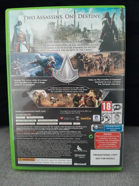 Assassin's Creed Revelations **rare promo** Carousel 3