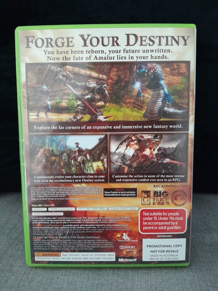 Kingdoms of Amalur Reckoning **rare promo** Carousel 3