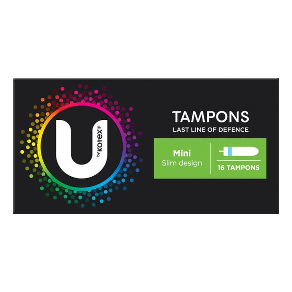 U by Kotex Tampons Mini 16 Pack Carousel 1