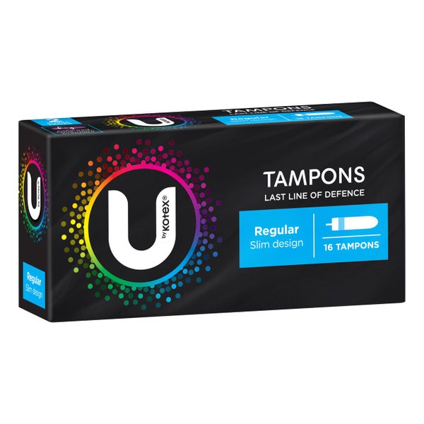 U by Kotex Tampons Regular 16 Pack Carousel 1