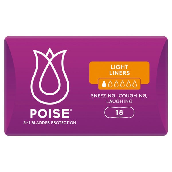 Poise Liners For Bladder Leaks Light 18 Pack Carousel 2