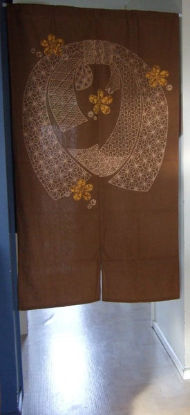 Japanese Noren doorway curtain privacy or decor 100% Cotton ENTRYWAY Carousel 2