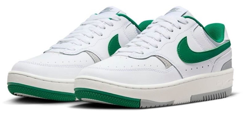 Nike Womens Gamma Force White Light Smoke Grey Malachite Size 6.5 US Carousel 2