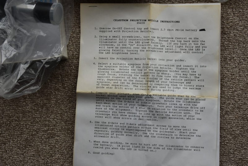 telescope guiding eyepiece Carousel 2