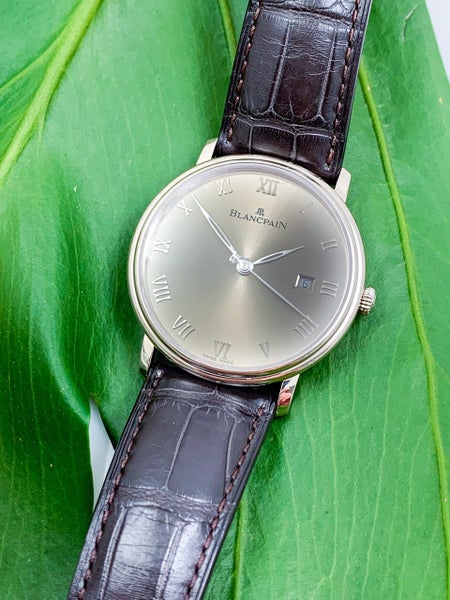 BLANCPAIN Villeret ULTRA SLIM 18ct White Gold Automatic 40mm Mens Wristwatch B&P Carousel 1