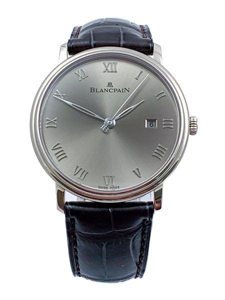 BLANCPAIN Villeret ULTRA SLIM 18ct White Gold Automatic 40mm Mens Wristwatch B&P Carousel 2
