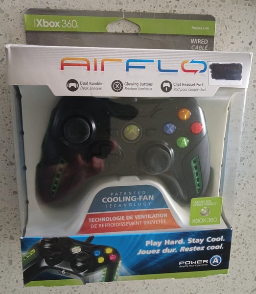 Xbox 360 wired controller with built in cooling fan Carousel 1