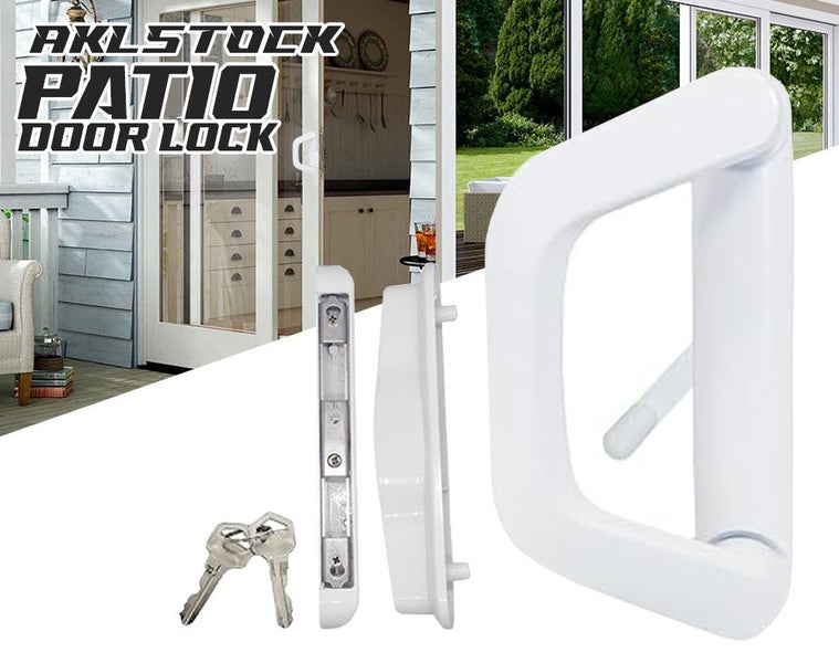 Patio Door Lock Handle Set Brand New Carousel 1