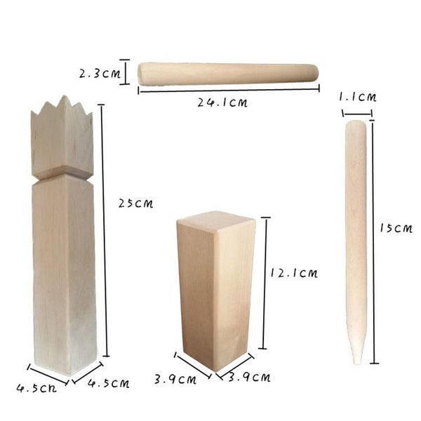 Outdoor Lawn Game Kubb Carousel 6