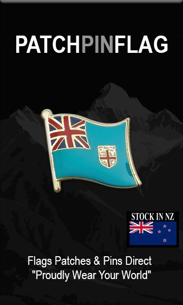 Fiji Flag Lapel Enamel Pin Badge Brooch Carousel 1