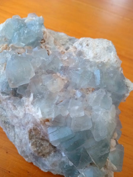 Rare Super High Quality Duochrome Flourite on Matrix w Barite Specimen 1.507kg Carousel 2