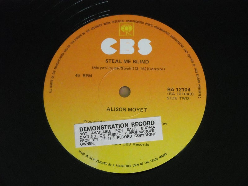 All Cried Out - Alison Moyet. NZ Pressing. Carousel 3