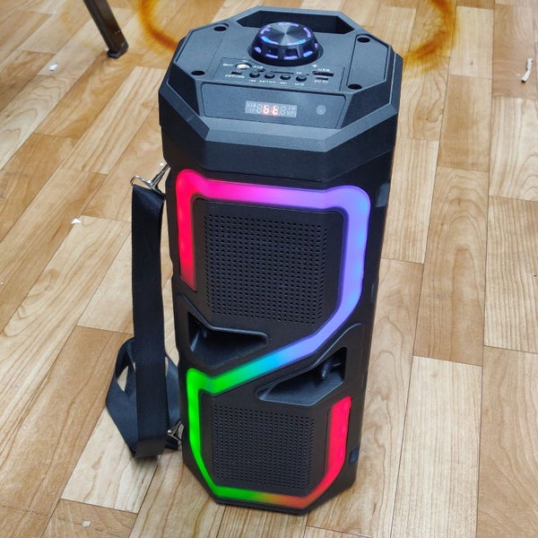 Bluetooth Speakers 2 x 4", 10W, 40cm High, 1800mAh, Rechargeable and Portable Carousel 1