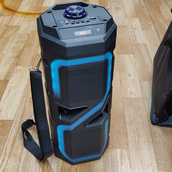 Bluetooth Speakers 2 x 4", 10W, 40cm High, 1800mAh, Rechargeable and Portable Carousel 2