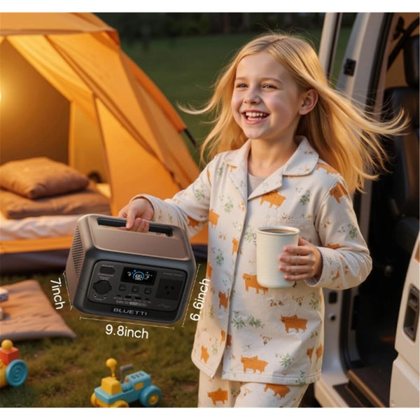 Bluetti Elite 30 v2 UPS Portable Power Station (Black) 288WH 1* AC 600W, 1* Carousel 5