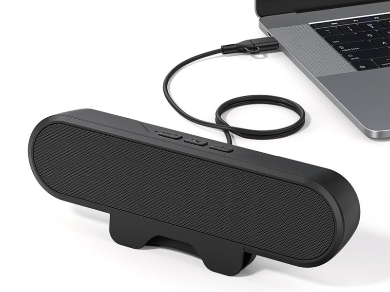 USB Clip-On Speaker 10W High Power Portable Soundbar Carousel 1