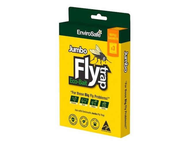 Envirosafe Fly Trap Jumbo Size Bait Refill 3 Pack Carousel 1