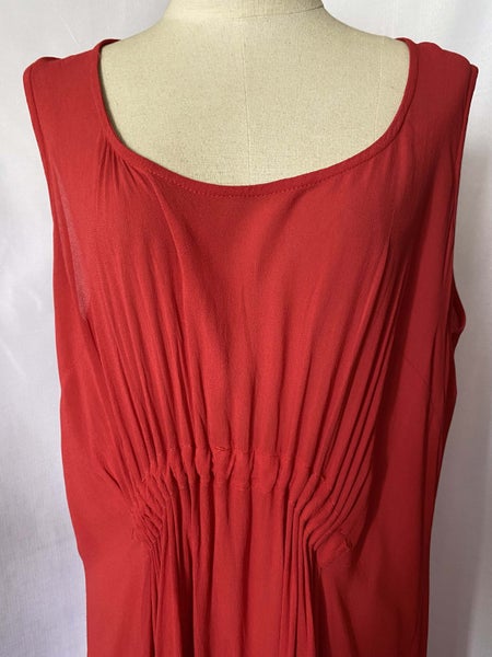 KIWI INSPIRED *TCD* ORANGE LAYERING DRESS — WELL CARED FOR (1) Carousel 2