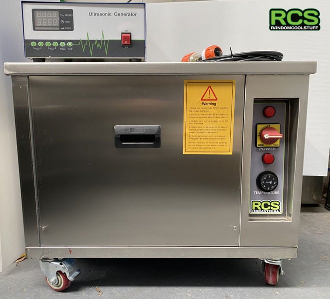 ULTRASONIC INDUSTRIAL CLEANER 57L 3 Phase .Heating and DEGAS functions. Carousel 1