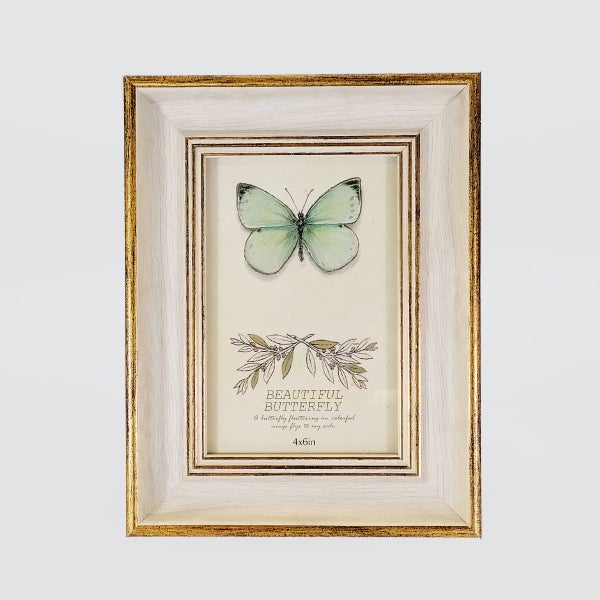 Cream Gold Edge Wooden-Look Frame Carousel 2