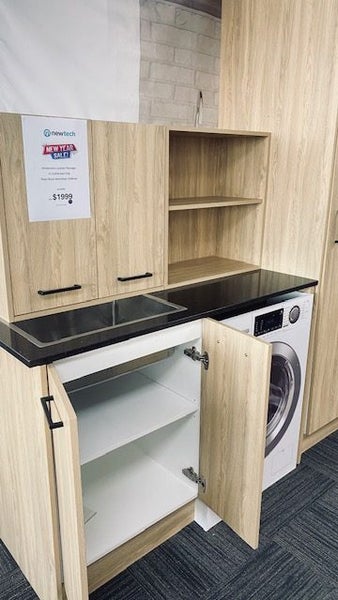 LAUNDRY PACKAGE 1300MM SINK BENCH - EX SHOWROOM DEMO Carousel 1