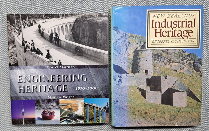2 x NZ Engineering/ Industrial Heritage Books #3051 Carousel 1