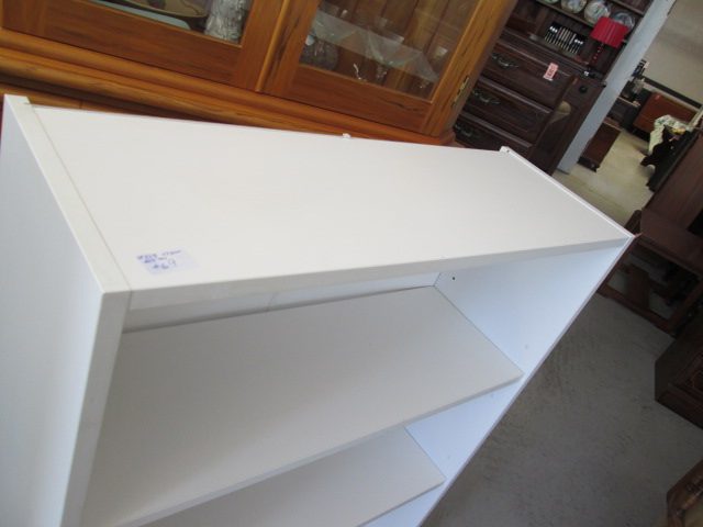2511 WHITE LAMINATE BOOKCASE Carousel 5
