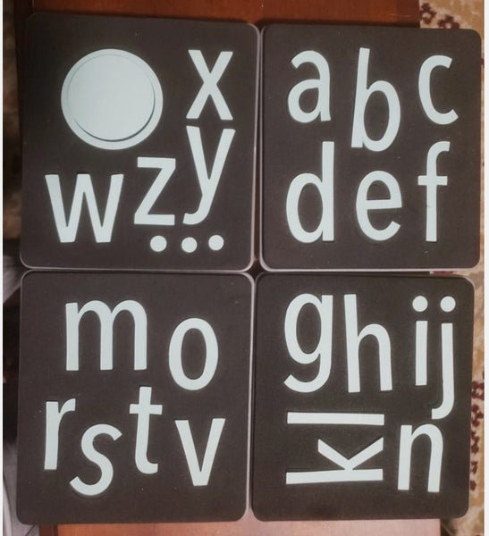 Stampin Up sizzix bigz Alphabet simple letters die - set of 4 dies Carousel 1