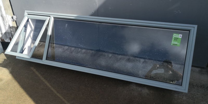 Aluminium Window Green 2000 W x 600 H [#4601 SF] Carousel 2