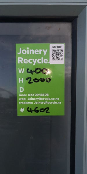 Aluminium Window Green 400 W x 2000 H [#4602 SF] Carousel 3