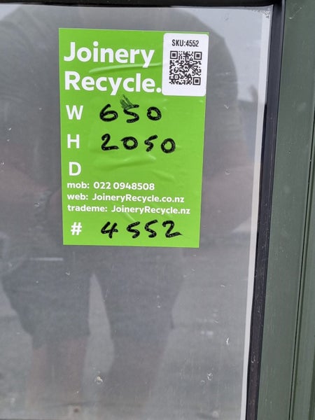 Aluminium Window Green 650 W x 2050 H [#4552 SF] Carousel 2