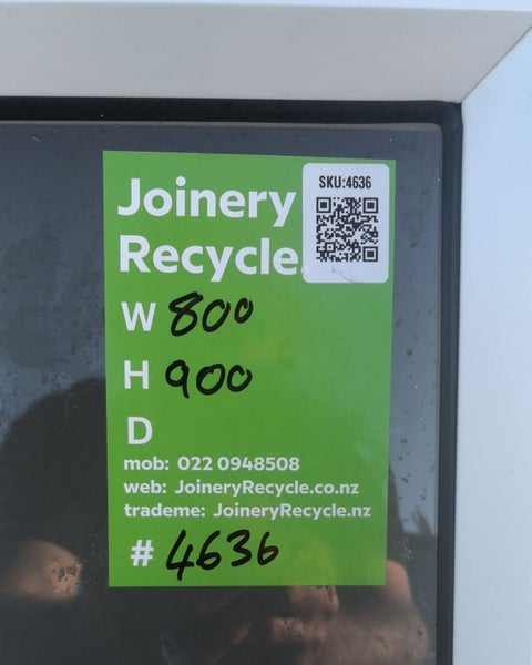 Aluminium Window White 800 W x 900 H [#4636 SF] Carousel 4