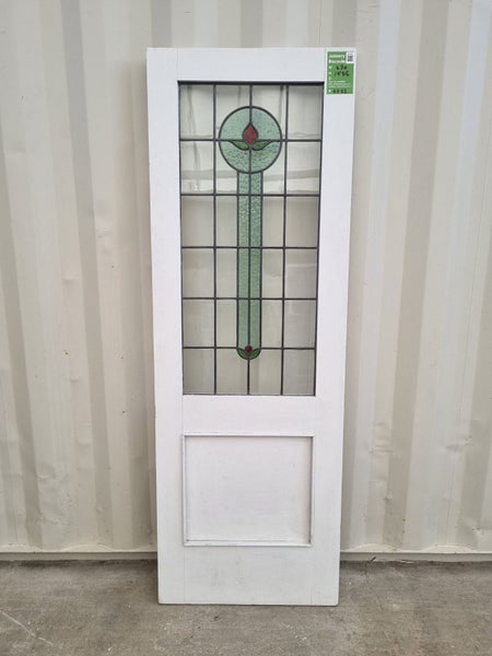 LEADLIGHT Wood and Glass Bungalow Style Door 630 W x 1835 H [#4752 SF] Carousel 1