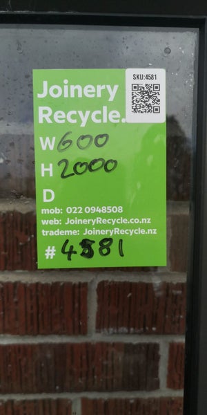 Aluminium Window Brown 600 W x 2000 H [#4581 MA] Carousel 4