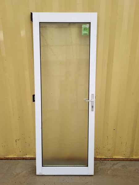 Aluminium and Glass Single Door Leaf 755 W x 2030 H [#2362] Carousel 1