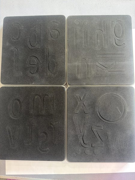 Stampin Up sizzix bigz Alphabet simple letters die - set of 4 dies Carousel 3