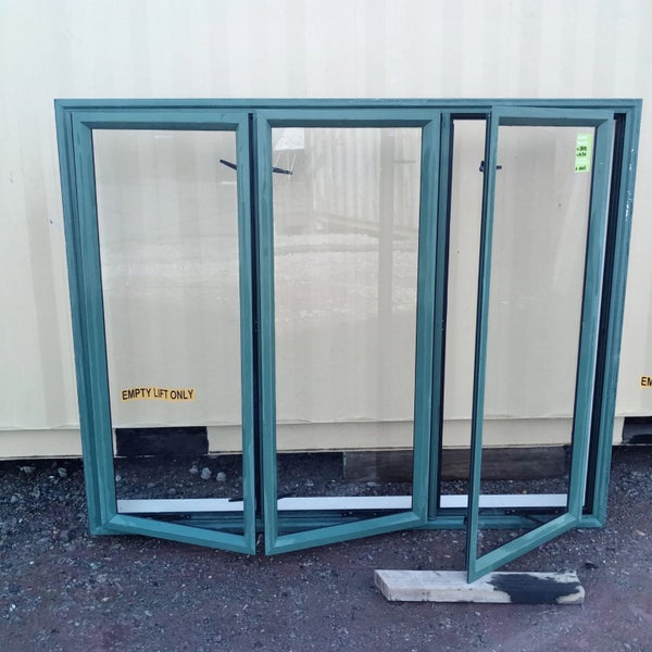 Aluminium Window Green 1800 W x 1450 H [#4063aSF] Carousel 1