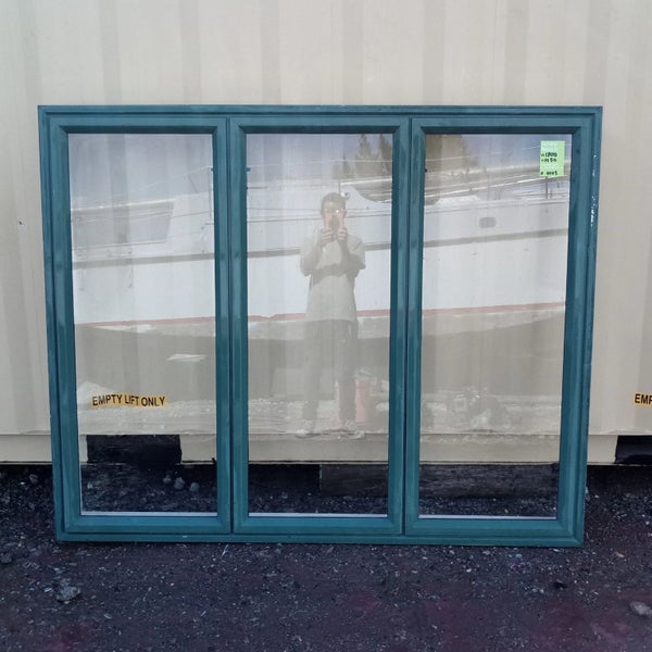 Aluminium Window Green 1800 W x 1450 H [#4063aSF] Carousel 2