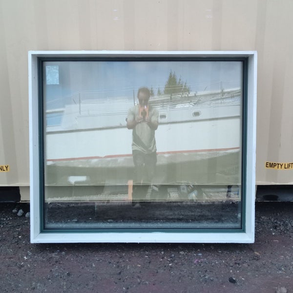 Aluminium Window Green 1350 W x 1150 H [#4064aSF] Carousel 2