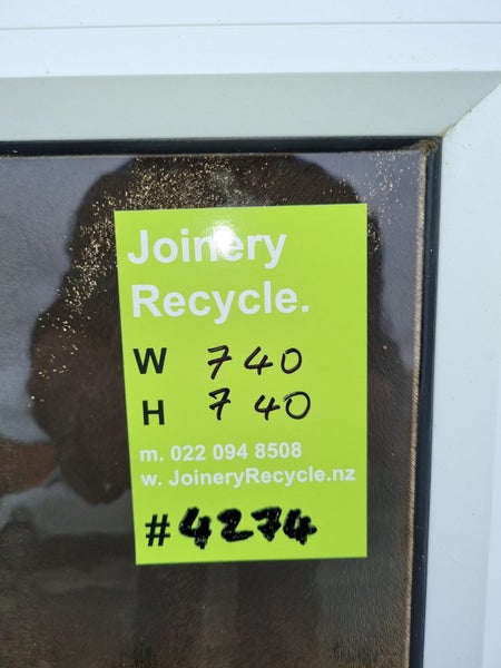 Aluminium Window White 740 W x 740 H [#4274 SF] Carousel 5